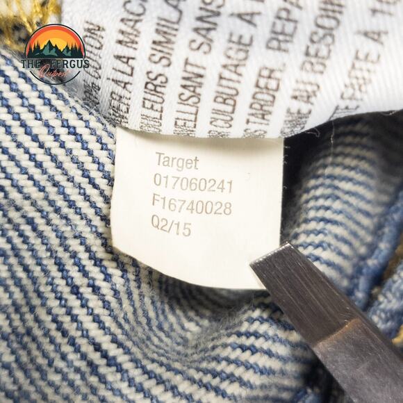 Mossimo Supply Co. Denim Vest Jacket Blue Pockets Women's Large - Picture 8 of 8